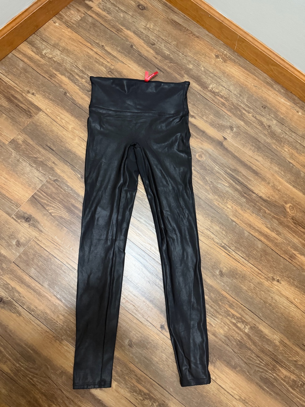 Spanx Black Faux Leather Leggings - Women Pants & Jumpsuits